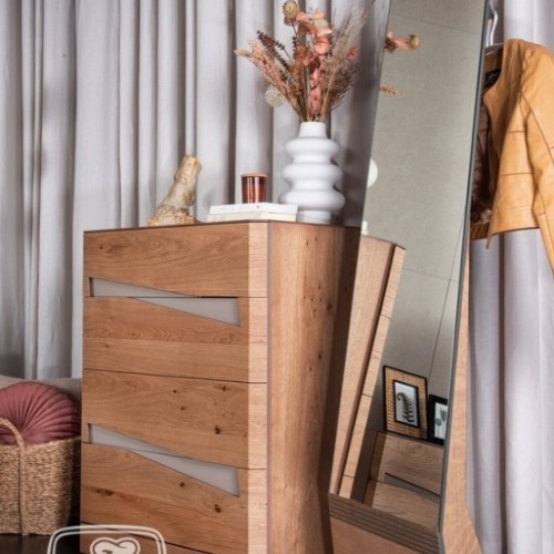 Σετ Κρεβατοκάμαρας Θέμις Rustic JOIN