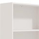 ΒΙΒΛΙΟΘΗΚΗ TOMAR 3 ΛΕΥΚΟ ΧΡΩΜΑ 70x24,5x107,5εκ