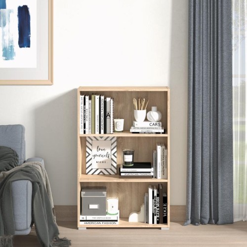 ΒΙΒΛΙΟΘΗΚΗ TOMAR 3 SONOMA 70x24,5x107,5εκ
