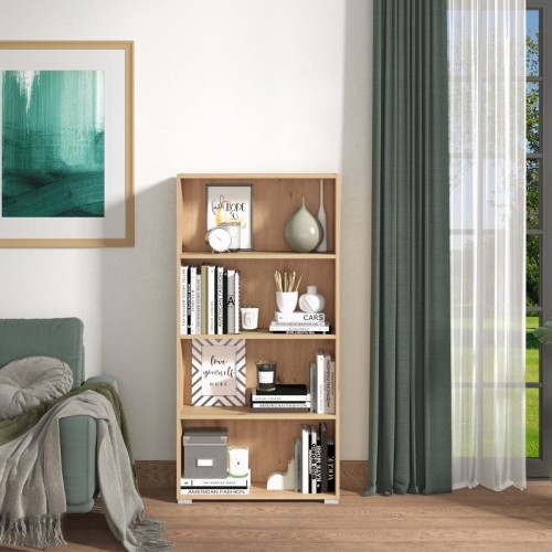 ΒΙΒΛΙΟΘΗΚΗ TOMAR 4 ARTISAN OAK 70x24,5x142εκ