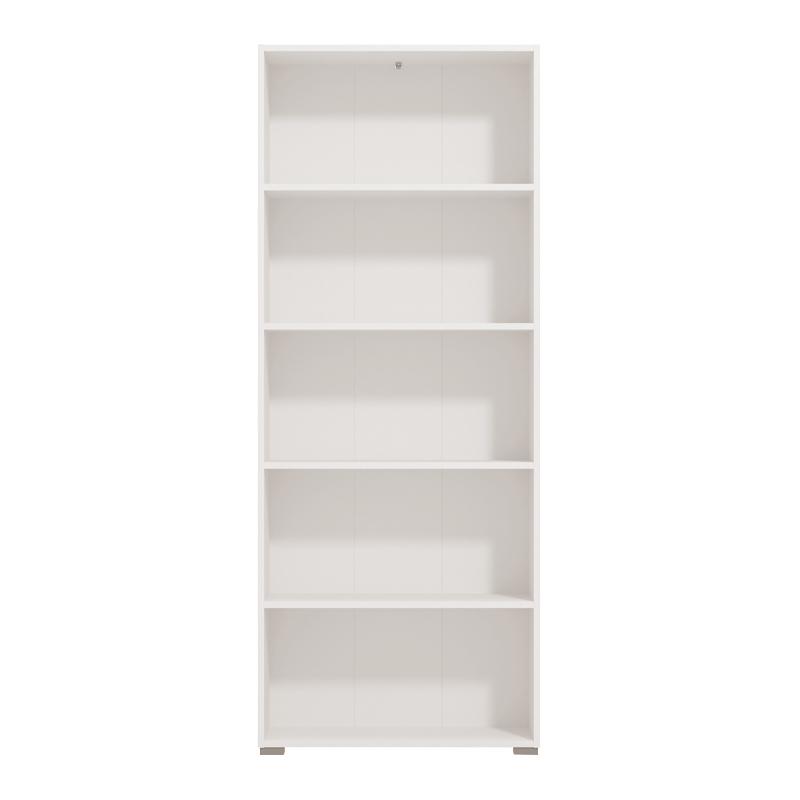 ΒΙΒΛΙΟΘΗΚΗ TOMAR 5 ΛΕΥΚΟ 70x24,5x176,5εκ