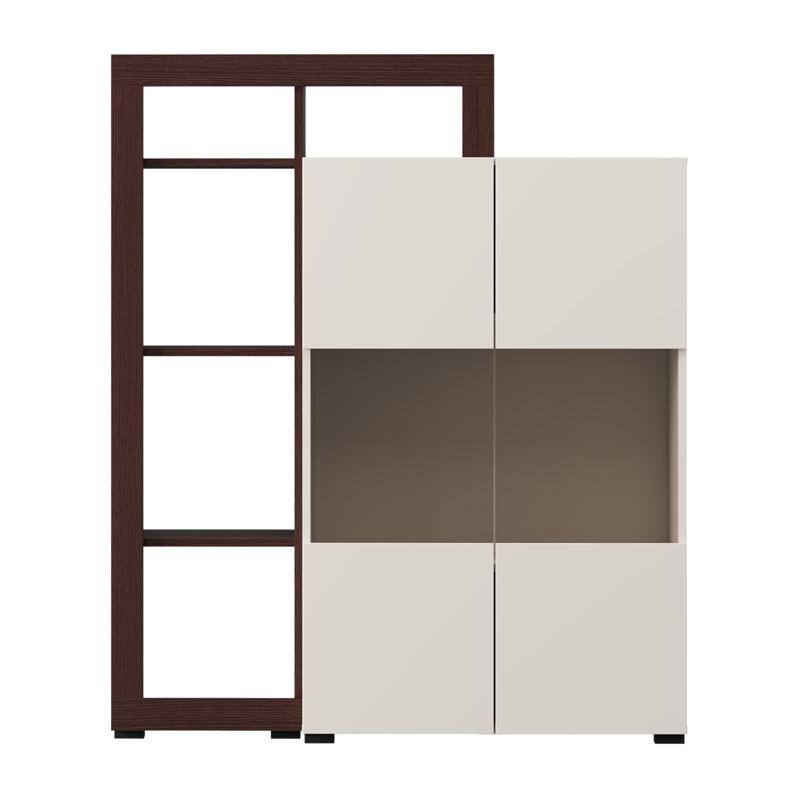 ΒΙΤΡΙΝΑ ARGYLL 2K VS2 OP 138 CASHMERE ΜΕ DARK TAILOR OAK ΧΡΩΜΑ 116x35x138εκ ΒΙΤΡΙΝΑ ARGYLL 2K VS2 OP 138 CASHMERE ΜΕ DARK TAILOR OAK ΧΡΩΜΑ 116x35x138εκ