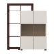 ΒΙΤΡΙΝΑ ARGYLL 2K VS2 OP 138 CASHMERE ΜΕ DARK TAILOR OAK ΧΡΩΜΑ 116x35x138εκ ΒΙΤΡΙΝΑ ARGYLL 2K VS2 OP 138 CASHMERE ΜΕ DARK TAILOR OAK ΧΡΩΜΑ 116x35x138εκ