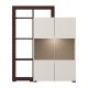 ΒΙΤΡΙΝΑ ARGYLL 2K VS2 OP 138 CASHMERE ΜΕ DARK TAILOR OAK ΧΡΩΜΑ 116x35x138εκ ΒΙΤΡΙΝΑ ARGYLL 2K VS2 OP 138 CASHMERE ΜΕ DARK TAILOR OAK ΧΡΩΜΑ 116x35x138εκ