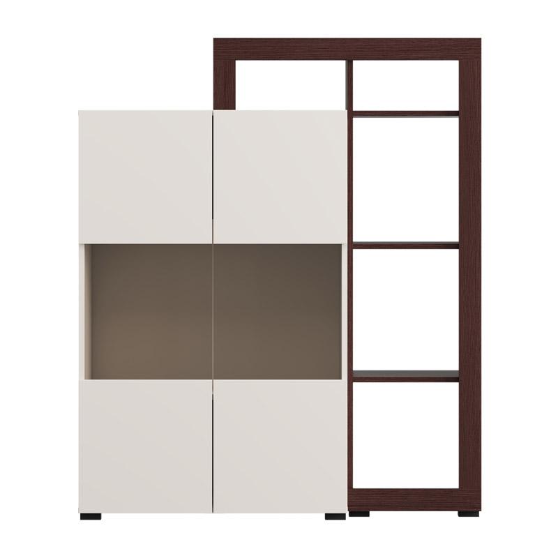 ΒΙΤΡΙΝΑ ARGYLL 2K VS2 OP 138 CASHMERE ΜΕ DARK TAILOR OAK ΧΡΩΜΑ 116x35x138εκ ΒΙΤΡΙΝΑ ARGYLL 2K VS2 OP 138 CASHMERE ΜΕ DARK TAILOR OAK ΧΡΩΜΑ 116x35x138εκ