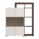 ΒΙΤΡΙΝΑ ARGYLL 2K VS2 OP 138 CASHMERE ΜΕ DARK TAILOR OAK ΧΡΩΜΑ 116x35x138εκ ΒΙΤΡΙΝΑ ARGYLL 2K VS2 OP 138 CASHMERE ΜΕ DARK TAILOR OAK ΧΡΩΜΑ 116x35x138εκ