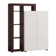 ΒΙΤΡΙΝΑ ARGYLL 2K2V OP 138 CASHMERE ΜΕ DARK TAILOR OAK ΧΡΩΜΑ 116x35x138εκ