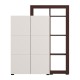 ΒΙΤΡΙΝΑ ARGYLL 2K2V OP 138 CASHMERE ΜΕ DARK TAILOR OAK ΧΡΩΜΑ 116x35x138εκ ΒΙΤΡΙΝΑ ARGYLL 2K2V OP 138 CASHMERE ΜΕ DARK TAILOR OAK ΧΡΩΜΑ 116x35x138εκ