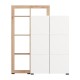 ΒΙΤΡΙΝΑ ARGYLL 2K2V OP 138 ΛΕΥΚΟ ΜΕ ARTISAN OAK ΧΡΩΜΑ 116x35x138εκ ΒΙΤΡΙΝΑ ARGYLL 2K2V OP 138 ΛΕΥΚΟ ΜΕ ARTISAN OAK ΧΡΩΜΑ 116x35x138εκ