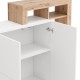 ΒΙΤΡΙΝΑ ARGYLL 2K2V OP 138 ΛΕΥΚΟ ΜΕ ARTISAN OAK ΧΡΩΜΑ 116x35x138εκ ΒΙΤΡΙΝΑ ARGYLL 2K2V OP 138 ΛΕΥΚΟ ΜΕ ARTISAN OAK ΧΡΩΜΑ 116x35x138εκ