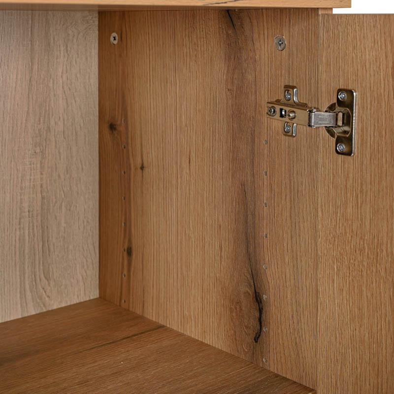 ΒΙΤΡΙΝΑ Fylliana Alba ARTISAN OAK-ΜΑΥΡΟ 68x40x134εκ ΒΙΤΡΙΝΑ Fylliana Alba ARTISAN OAK-ΜΑΥΡΟ 68x40x134εκ