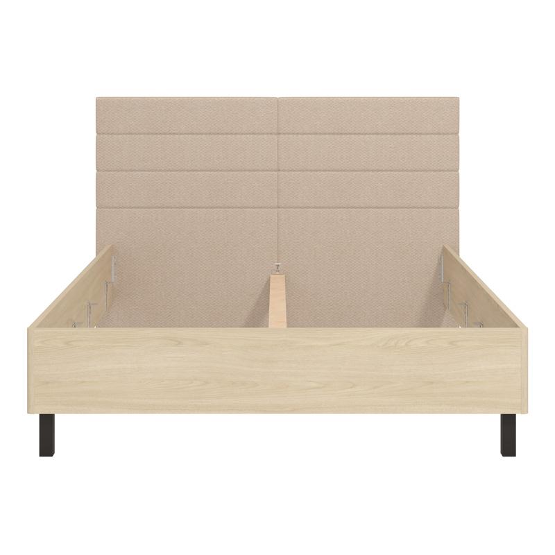 ΔΙΠΛΟ ΚΡΕΒΑΤΙ ALBELA 180 LIGHT PORT ΧΡΩΜΑ ΜΕ ΜΠΕΖ ΥΦΑΣΜΑ 198x214x115εκ ΔΙΠΛΟ ΚΡΕΒΑΤΙ ALBELA 180 LIGHT PORT ΧΡΩΜΑ ΜΕ ΜΠΕΖ ΥΦΑΣΜΑ 198x214x115εκ