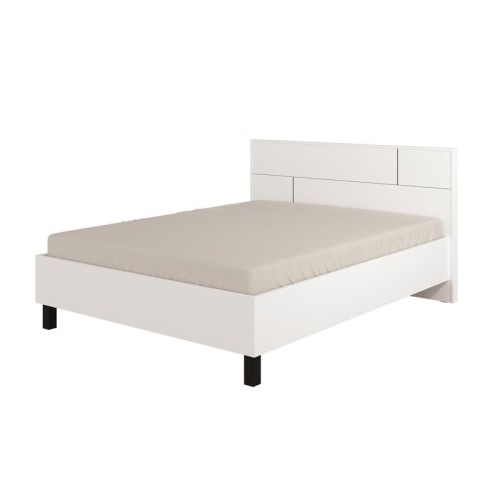 ΔΙΠΛΟ ΚΡΕΒΑΤΙ ALERIA 160 ΛΕΥΚΟ ΧΡΩΜΑ 173x211x102εκ