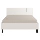 ΔΙΠΛΟ ΚΡΕΒΑΤΙ ALERIA 160 ΛΕΥΚΟ ΧΡΩΜΑ 173x211x102εκ ΔΙΠΛΟ ΚΡΕΒΑΤΙ ALERIA 160 ΛΕΥΚΟ ΧΡΩΜΑ 173x211x102εκ