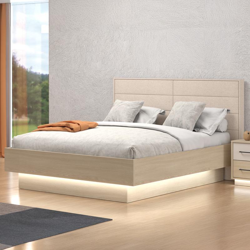 ΔΙΠΛΟ ΚΡΕΒΑΤΙ ARBELA 160 MD LIGHT PORT OAK ΧΡΩΜΑ ΜΕ ΜΠΕΖ ΥΦΑΣΜΑ 178x213x115εκ ΔΙΠΛΟ ΚΡΕΒΑΤΙ ARBELA 160 MD LIGHT PORT OAK ΧΡΩΜΑ ΜΕ ΜΠΕΖ ΥΦΑΣΜΑ 178x213x115εκ