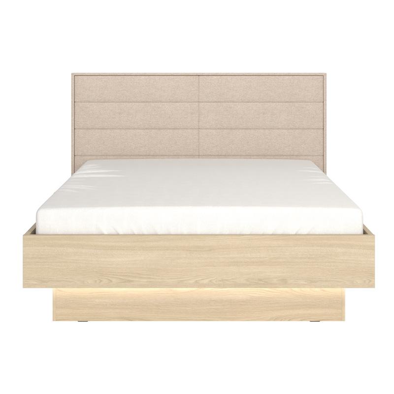 ΔΙΠΛΟ ΚΡΕΒΑΤΙ ARBELA 160 MD LIGHT PORT OAK ΧΡΩΜΑ ΜΕ ΜΠΕΖ ΥΦΑΣΜΑ 178x213x115εκ ΔΙΠΛΟ ΚΡΕΒΑΤΙ ARBELA 160 MD LIGHT PORT OAK ΧΡΩΜΑ ΜΕ ΜΠΕΖ ΥΦΑΣΜΑ 178x213x115εκ