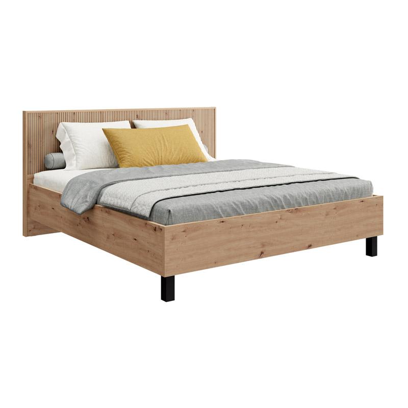 ΔΙΠΛΟ ΚΡΕΒΑΤΙ AVIGNON 180 ARTISAN OAK-ΜΑΥΡΟ ΧΡΩΜΑ 193x211x102εκ ΔΙΠΛΟ ΚΡΕΒΑΤΙ AVIGNON 180 ARTISAN OAK-ΜΑΥΡΟ ΧΡΩΜΑ 193x211x102εκ