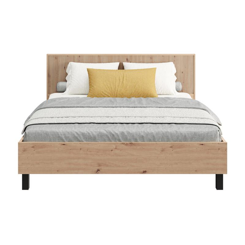 ΔΙΠΛΟ ΚΡΕΒΑΤΙ AVIGNON 180 ARTISAN OAK-ΜΑΥΡΟ ΧΡΩΜΑ 193x211x102εκ ΔΙΠΛΟ ΚΡΕΒΑΤΙ AVIGNON 180 ARTISAN OAK-ΜΑΥΡΟ ΧΡΩΜΑ 193x211x102εκ