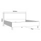 ΔΙΠΛΟ ΚΡΕΒΑΤΙ AVIGNON 180 ARTISAN OAK-ΜΑΥΡΟ ΧΡΩΜΑ 193x211x102εκ ΔΙΠΛΟ ΚΡΕΒΑΤΙ AVIGNON 180 ARTISAN OAK-ΜΑΥΡΟ ΧΡΩΜΑ 193x211x102εκ