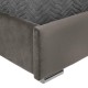 ΔΙΠΛΟ ΚΡΕΒΑΤΙ Fylliana Alessio TAUPE ΧΡΩΜΑ ΥΦΑΣΜΑΤΟΣ 175x214x115εκ (160x200)