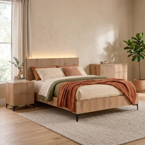 ΔΙΠΛΟ ΚΡΕΒΑΤΙ Fylliana Alicante NATURAL CANELLA OAK ΧΡΩΜΑ 170x210x110εκ (160x200) ΔΙΠΛΟ ΚΡΕΒΑΤΙ Fylliana Alicante NATURAL CANELLA OAK ΧΡΩΜΑ 170x210x110εκ (160x200)