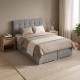 ΔΙΠΛΟ ΚΡΕΒΑΤΙ Fylliana Somnus ΓΚΡΙ ΧΡΩΜΑ 160x207x110εκ