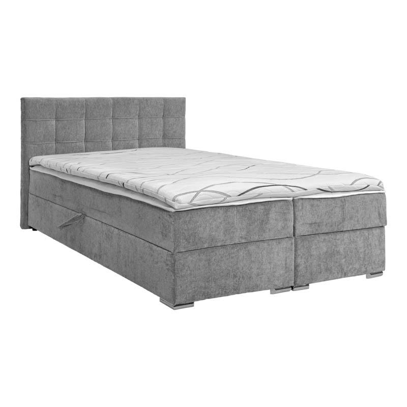 ΔΙΠΛΟ ΚΡΕΒΑΤΙ Fylliana Somnus ΓΚΡΙ ΧΡΩΜΑ 160x207x110εκ