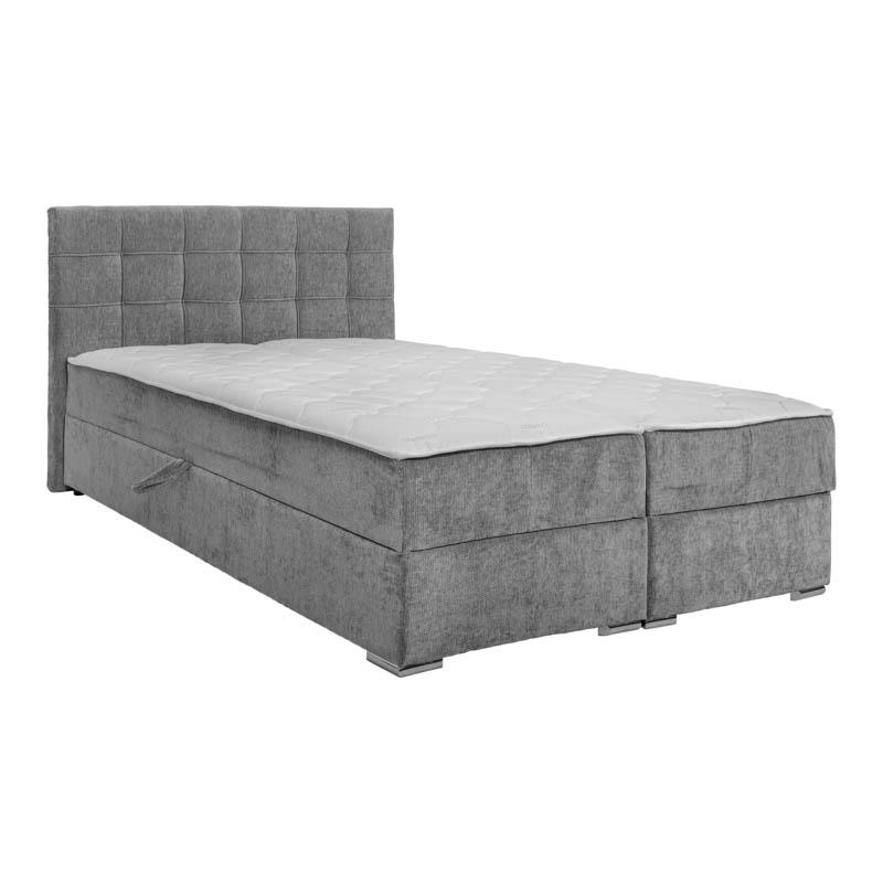ΔΙΠΛΟ ΚΡΕΒΑΤΙ Fylliana Somnus ΓΚΡΙ ΧΡΩΜΑ 160x207x110εκ