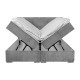 ΔΙΠΛΟ ΚΡΕΒΑΤΙ Fylliana Somnus ΓΚΡΙ ΧΡΩΜΑ 160x207x110εκ