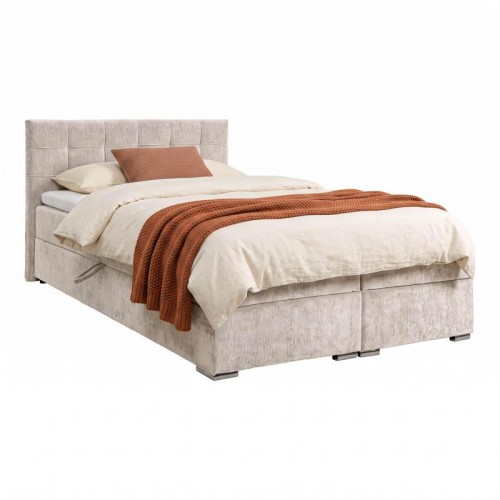 ΔΙΠΛΟ ΚΡΕΒΑΤΙ Fylliana Somnus ΚΡΕΜ ΧΡΩΜΑ 160x207x110εκ