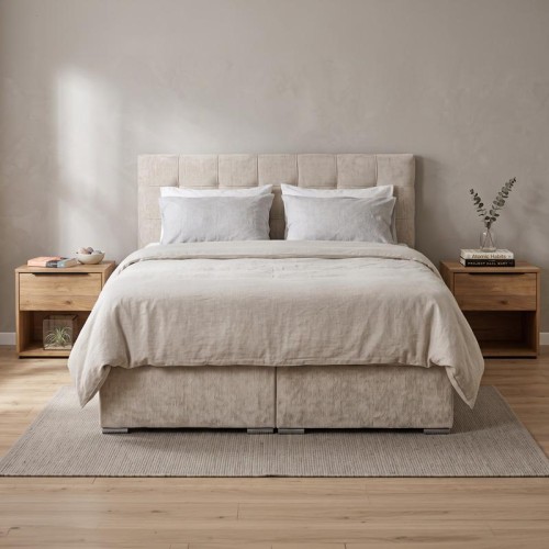 ΔΙΠΛΟ ΚΡΕΒΑΤΙ Fylliana Somnus ΚΡΕΜ ΧΡΩΜΑ 160x207x110εκ