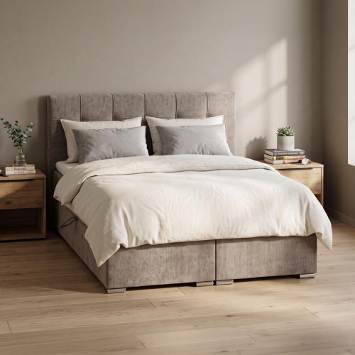 ΔΙΠΛΟ ΚΡΕΒΑΤΙ Fylliana Somnus TAUPE ΧΡΩΜΑ 160x207x110εκ