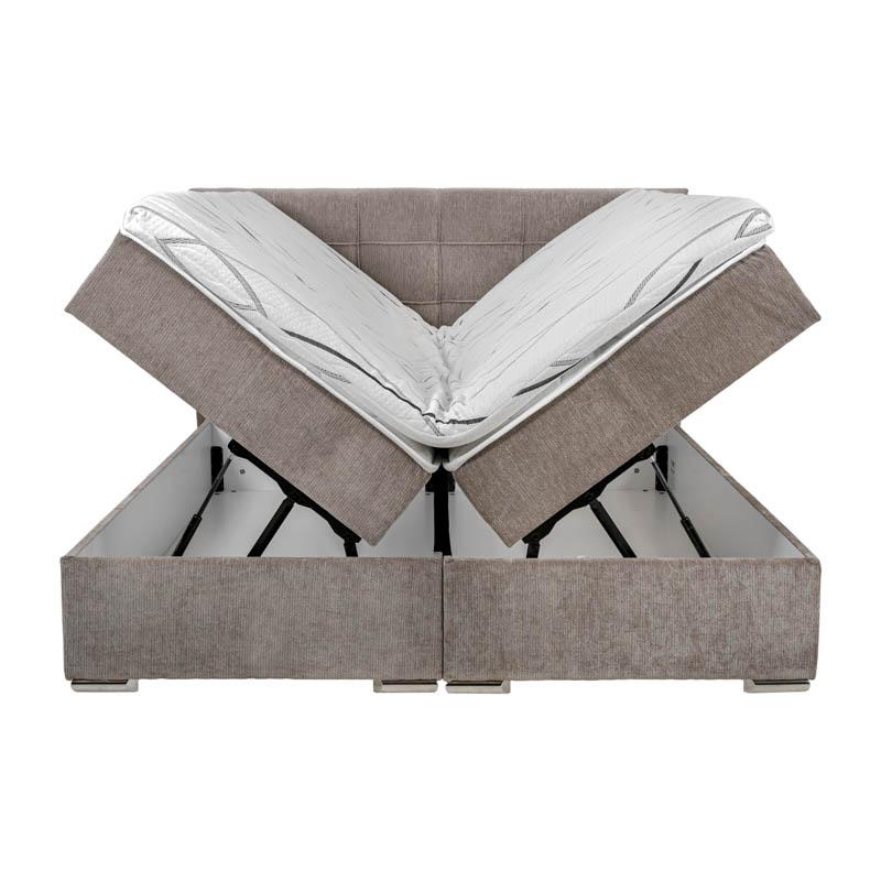 ΔΙΠΛΟ ΚΡΕΒΑΤΙ Fylliana Somnus TAUPE ΧΡΩΜΑ 160x207x110εκ ΔΙΠΛΟ ΚΡΕΒΑΤΙ Fylliana Somnus TAUPE ΧΡΩΜΑ 160x207x110εκ