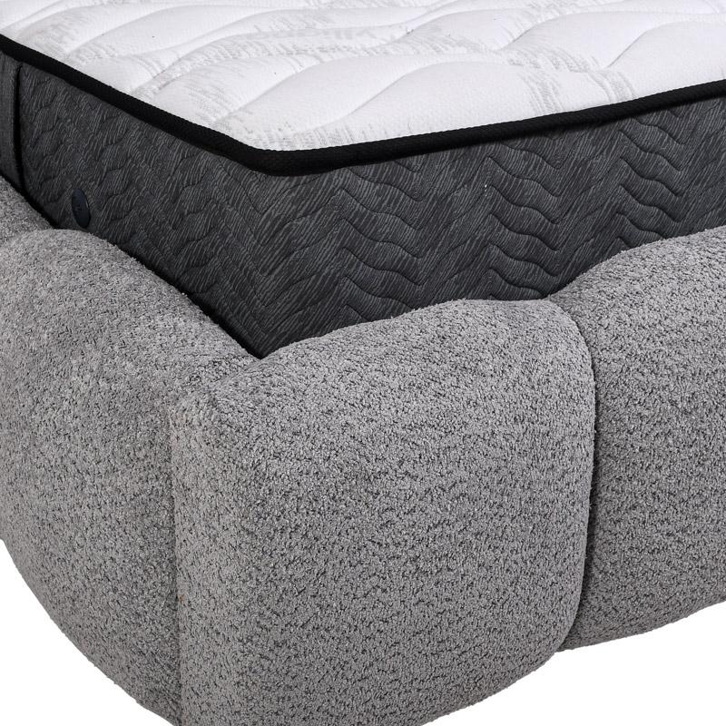 ΔΙΠΛΟ ΚΡΕΒΑΤΙ Fylliana Velora ΓΚΡΙ ΧΡΩΜΑ 185x223x125εκ (160x200) ΔΙΠΛΟ ΚΡΕΒΑΤΙ Fylliana Velora ΓΚΡΙ ΧΡΩΜΑ 185x223x125εκ (160x200)