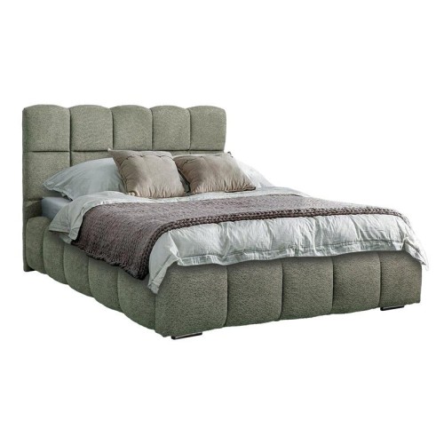 ΔΙΠΛΟ ΚΡΕΒΑΤΙ Fylliana Velora ΛΑΔΙ ΧΡΩΜΑ 185x223x125εκ (160x200)