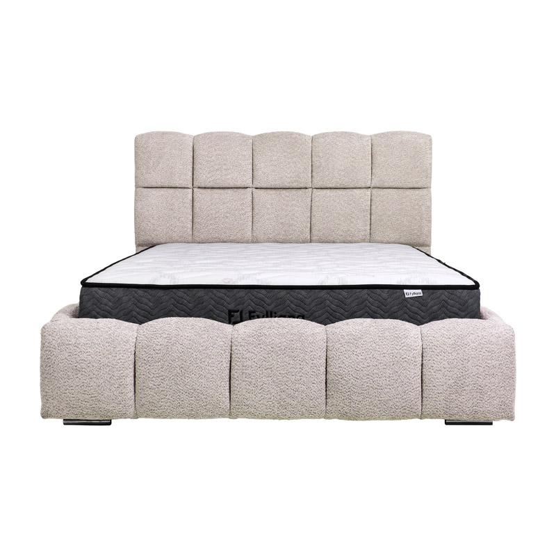 ΔΙΠΛΟ ΚΡΕΒΑΤΙ Fylliana Velora ΜΠΕΖ ΧΡΩΜΑ 185x223x125εκ (160x200) ΔΙΠΛΟ ΚΡΕΒΑΤΙ Fylliana Velora ΜΠΕΖ ΧΡΩΜΑ 185x223x125εκ (160x200)