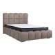 ΔΙΠΛΟ ΚΡΕΒΑΤΙ Fylliana Velora TAUPE ΧΡΩΜΑ 185x223x125εκ (160x200)
