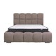 ΔΙΠΛΟ ΚΡΕΒΑΤΙ Fylliana Velora TAUPE ΧΡΩΜΑ 185x223x125εκ (160x200)