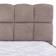 ΔΙΠΛΟ ΚΡΕΒΑΤΙ Fylliana Velora TAUPE ΧΡΩΜΑ 185x223x125εκ (160x200)