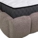 ΔΙΠΛΟ ΚΡΕΒΑΤΙ Fylliana Velora TAUPE ΧΡΩΜΑ 185x223x125εκ (160x200)