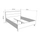 ΔΙΠΛΟ ΚΡΕΒΑΤΙ SALONA 160 ARTISAN OAK ΧΡΩΜΑ 173x211x102εκ ΔΙΠΛΟ ΚΡΕΒΑΤΙ SALONA 160 ARTISAN OAK ΧΡΩΜΑ 173x211x102εκ