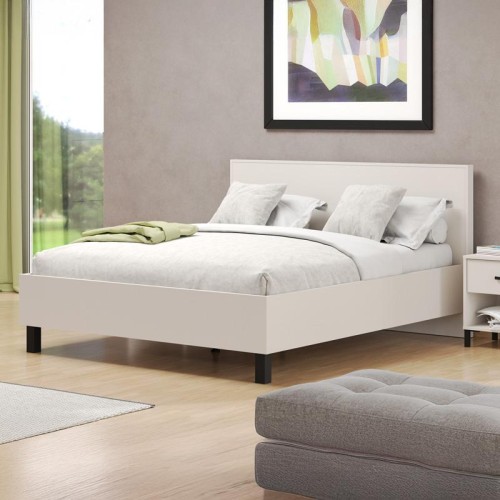 ΔΙΠΛΟ ΚΡΕΒΑΤΙ SALONA 160 CASHMERE ΧΡΩΜΑ 173x211x102εκ