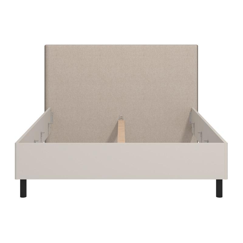 ΔΙΠΛΟ ΚΡΕΒΑΤΙ SERDICA 180 CASHMERE ΧΡΩΜΑ ΜΕ ΜΠΕΖ ΥΦΑΣΜΑ 211x214x115εκ ΔΙΠΛΟ ΚΡΕΒΑΤΙ SERDICA 180 CASHMERE ΧΡΩΜΑ ΜΕ ΜΠΕΖ ΥΦΑΣΜΑ 211x214x115εκ