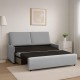 ΔΙΘΕΣΙΟΣ ΚΑΝΑΠΕΣ ΚΡΕΒΑΤΙ Fylliana New Orelia ΓΚΡΙ ΧΡΩΜΑ 164x92x85εκ ΔΙΘΕΣΙΟΣ ΚΑΝΑΠΕΣ ΚΡΕΒΑΤΙ Fylliana New Orelia ΓΚΡΙ ΧΡΩΜΑ 164x92x85εκ