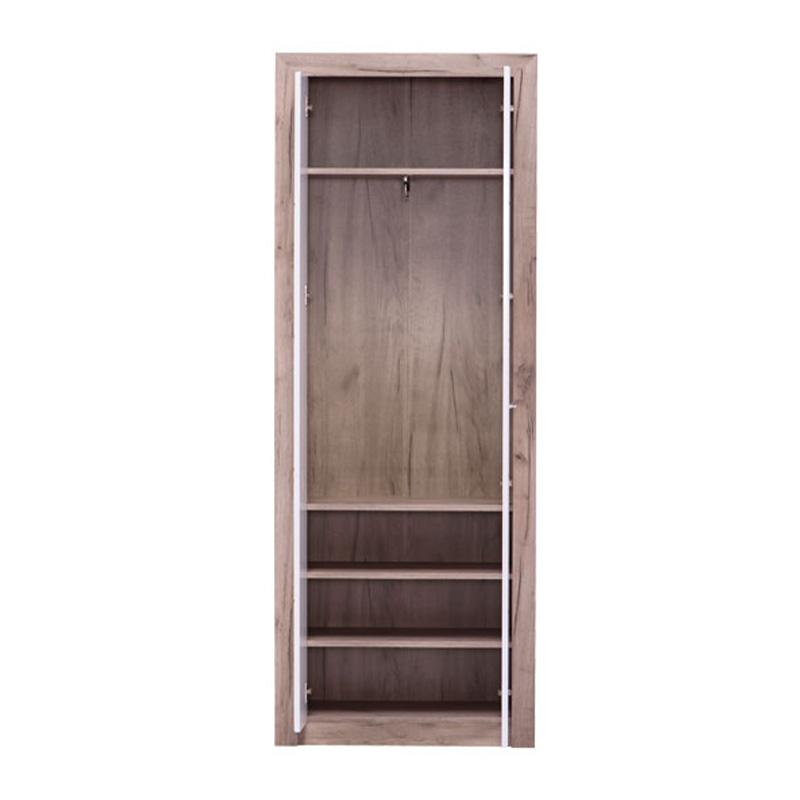 ΕΠΙΠΛΟ ΧΟΛ Astor P2 Grey Oak-Λευκή Λάκα 73*35*194.5