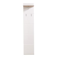ΕΠΙΠΛΟ ΧΟΛ Beny CIV 390 GREY OAK-ΛΕΥΚΗ ΛΑΚΑ 39x25,5x190εκ