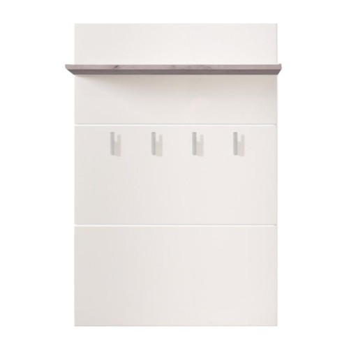 ΕΠΙΠΛΟ ΧΟΛ Beny CIV 760 GREY OAK-ΛΕΥΚΗ ΛΑΚΑ 76*25,5*114