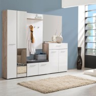 ΕΠΙΠΛΟ ΧΟΛ Beny ΚΟΜ 760 GREY OAK-ΛΕΥΚΗ ΛΑΚΑ 79x35x45εκ