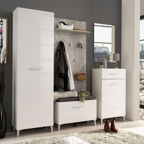 ΕΠΙΠΛΟ ΧΟΛ COMO CIV ΓΚΡΙ CONCRETE 67x19,5x137εκ