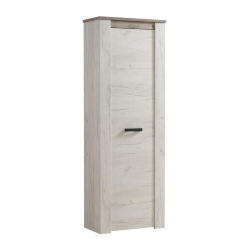 ΕΠΙΠΛΟ ΧΟΛ KENT P1 ΛΕΥΚΟ OAK - GREY OAK 68,5x36,5x195εκ